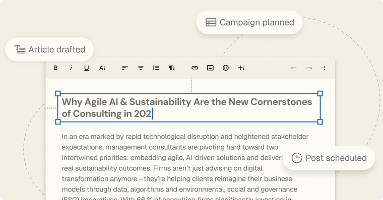 Service – Content Creation